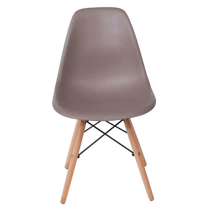 ART Wood Καρέκλα Τραπεζαρίας,  Πόδια Οξιά, Κάθισμα PP Sand Beige - 1 Step K/D - Pro