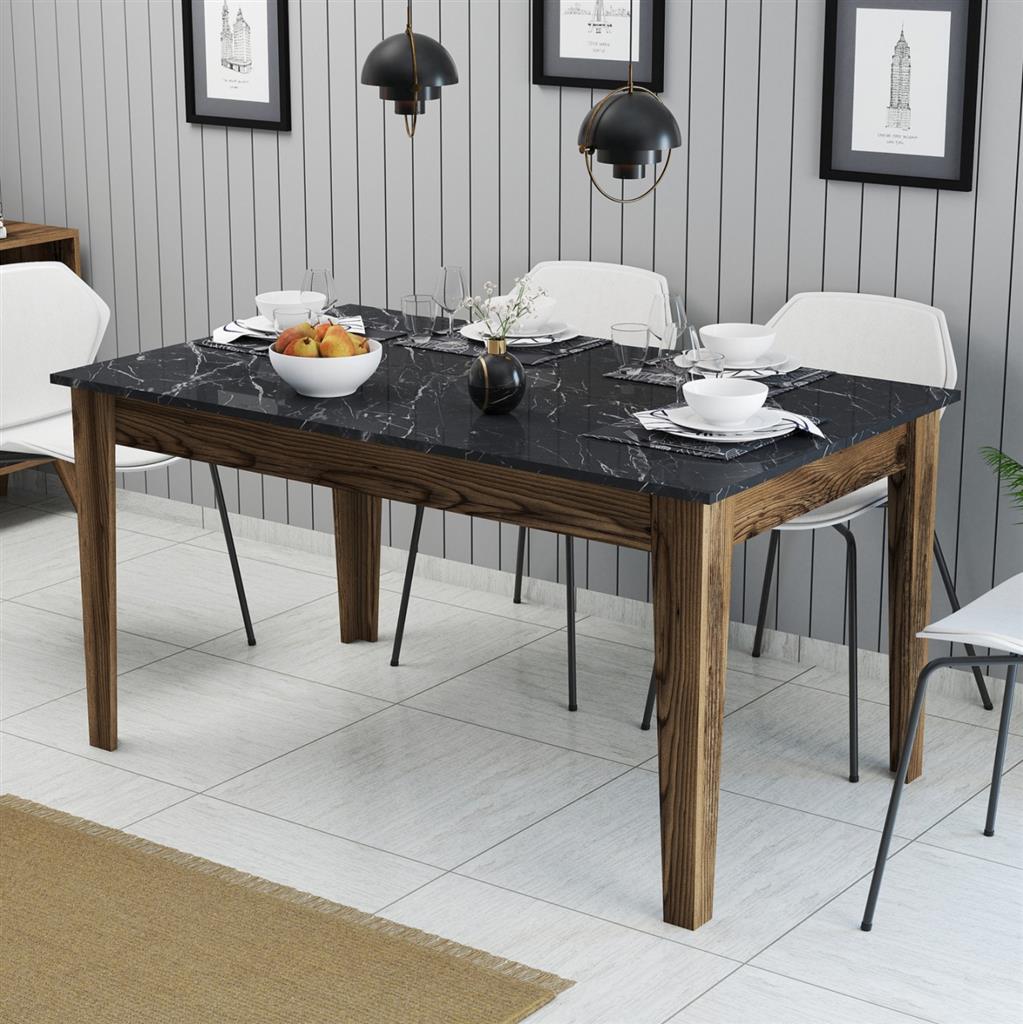 Black dining deals table with storage