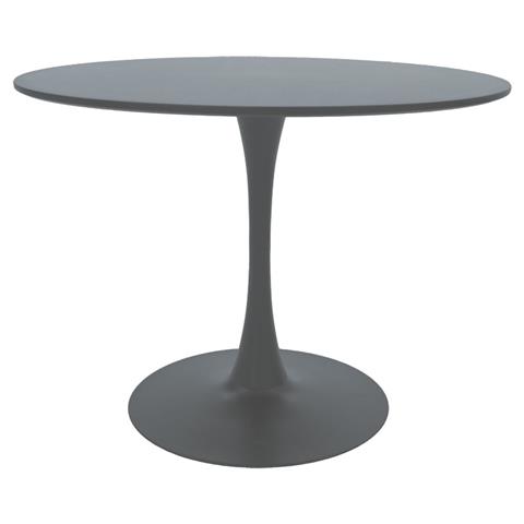 Dining table Balou pakoworld MDF grey matte D100x75cm