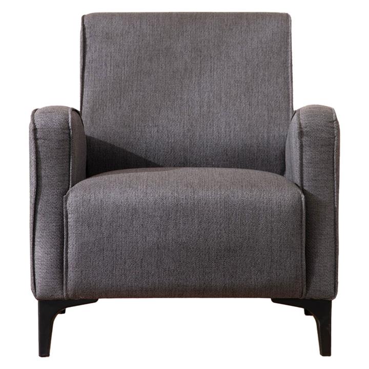 Armchair PWF-0566 pakoworld charcoal fabric 78x78x87cm