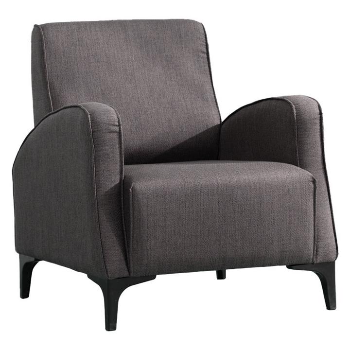 Armchair PWF-0566 pakoworld charcoal fabric 78x78x87cm