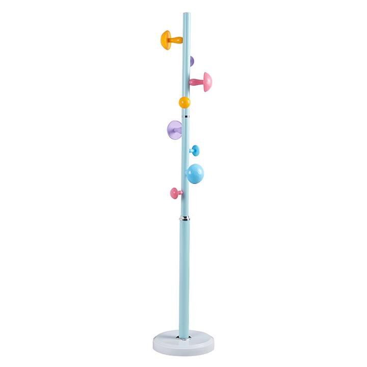 Coat Stand Violetta pakoworld metal light blue D31x167cm