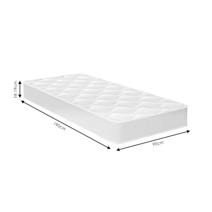 Mattress Fix Pad Chic Strom single sided 18-19cm 90x190χcm