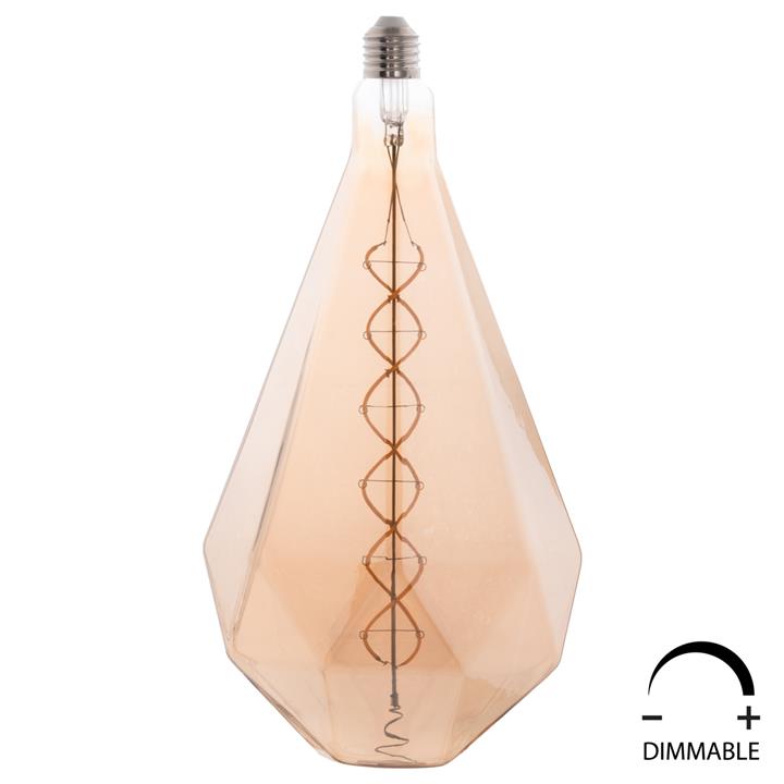 ΛΑΜΠΤΗΡΑΣ ZS1800 LED FILAMENT 8W E27 3000K TEA COLOR DIMMABLE HM4057