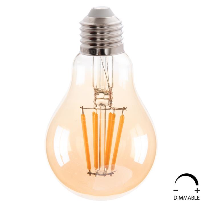 ΛΑΜΠΤΗΡΑΣ HM4045 LED FILAMENT 8W E27 3000K GOLD DIMMABLE