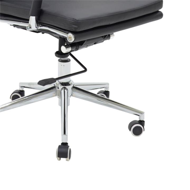 Manager office chair Tokyo pakoworld with black pu 55.5x52x108cm