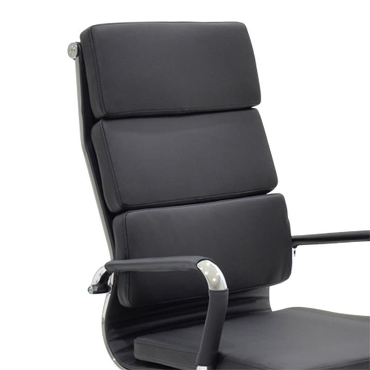 Manager office chair Tokyo pakoworld with black pu 55.5x52x108cm