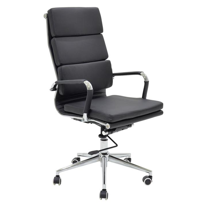 Manager office chair Tokyo pakoworld with black pu 55.5x52x108cm