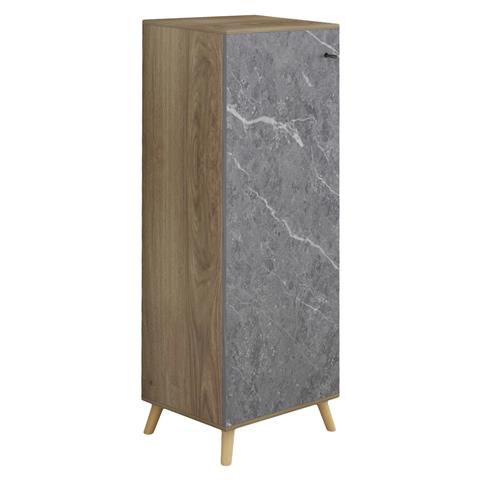 ΠΑΠΟΥΤΣΟΘΗΚΗ-ΝΤΟΥΛΑΠΙ ALVARO HM8954.12 ΜΕΛΑΜΙΝΗ SONAMA-STONE TEXTURE 50Χ38Χ135Yεκ.