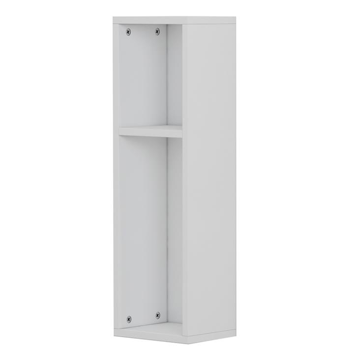 WALL BEDSIDE STAND BONEN HM8936.11 MELAMINE IN WHITE 20x15x65Hcm.