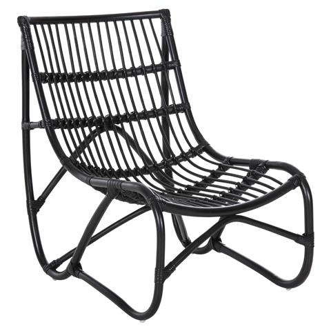 ΠΟΛΥΘΡΟΝΑ GRINN HM9815.02 ΡΑΒΔΟΙ RATTAN ΣΕ ΜΑΥΡΟ 56,5x73,5x79,5Υ εκ.