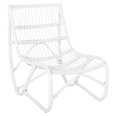 ΠΟΛΥΘΡΟΝΑ GRINN HM9815.03 ΡΑΒΔΟΙ RATTAN ΣΕ ΛΕΥΚΟ 56,5x73,5x79,5Υ εκ.