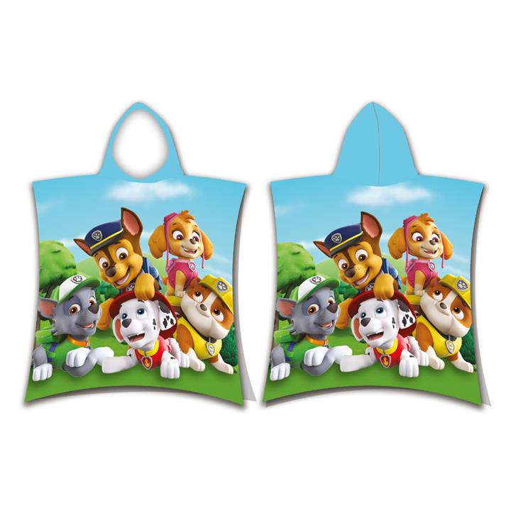 Παιδικό πόντσο Microfiber Paw Patrol