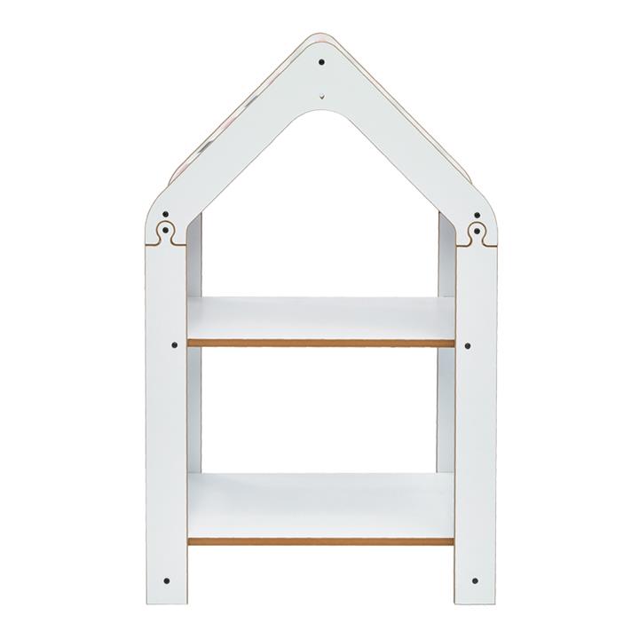 Montessori shelf Zoilen pakoworld white-pink mdf 50x30x80cm