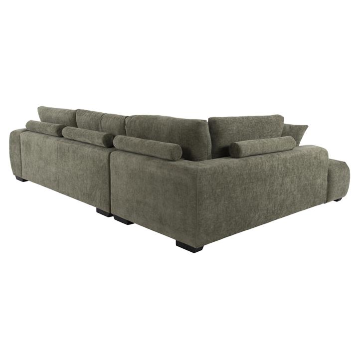 CORNER SOFA (LEFT) COVEN HM3266.04L GREEN FABRIC 298x102-208x85Hcm.