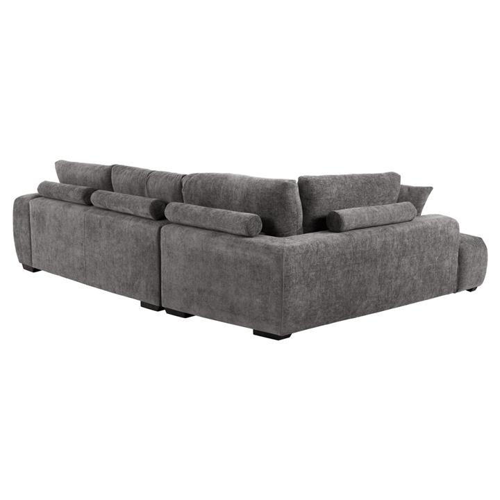 CORNER SOFA (LEFT) COVEN HM3266.03L DARK GREY FABRIC 298x102-208x85Hcm.