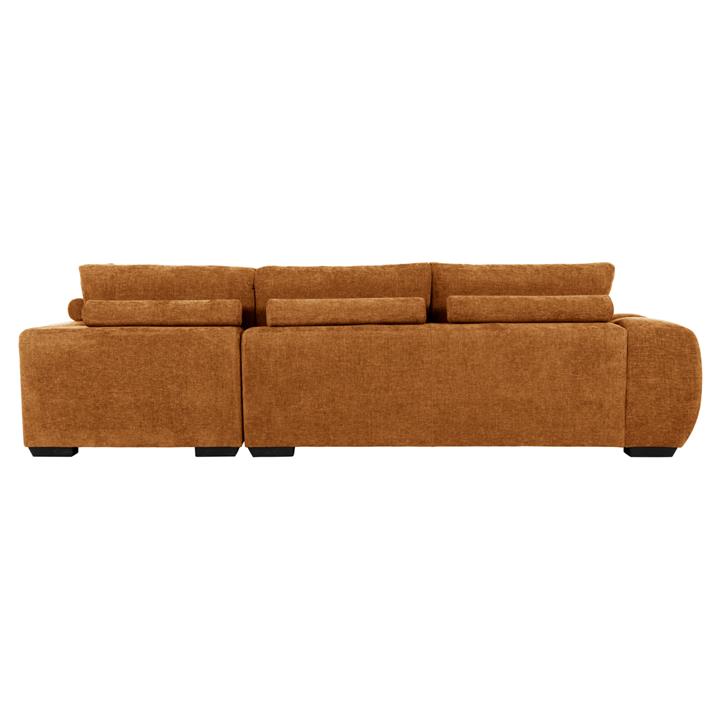 CORNER SOFA (RIGHT) COVEN HM3266.02R SAND BEIGE FABRIC 298x102-208x85Hcm.