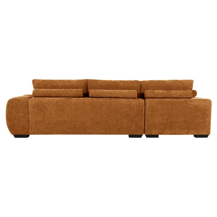 CORNER SOFA (LEFT) COVEN HM3266.02L SAND BEIGE FABRIC 298x102-208x85Hcm.