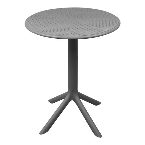 Merkon pakoworld pp table in anthracite shade D60x75cm