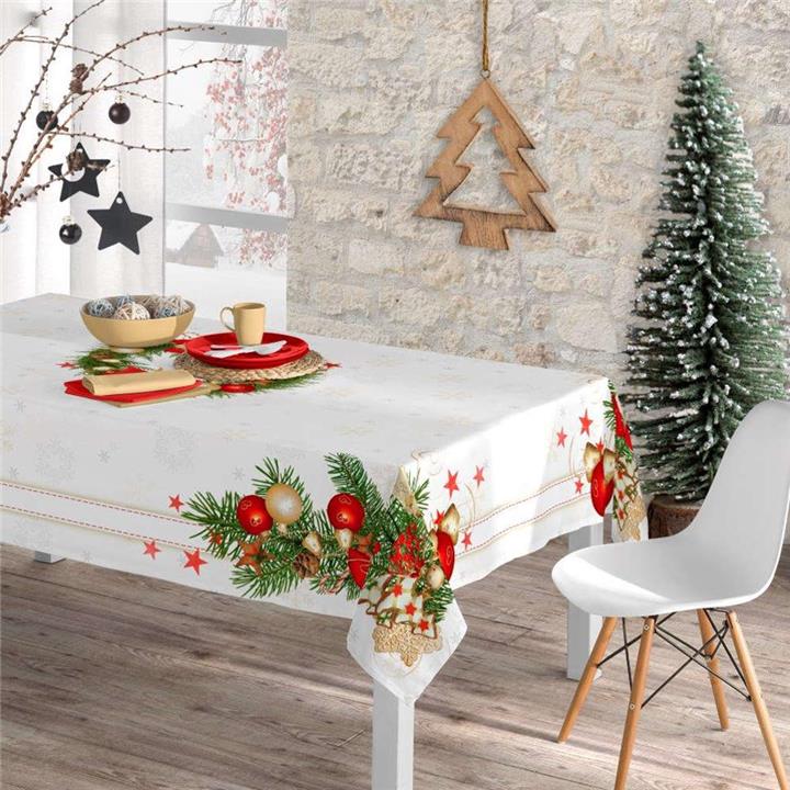 Τραπεζομάντηλο Χριστουγεννιάτικο Xmas Bells 140 x 260