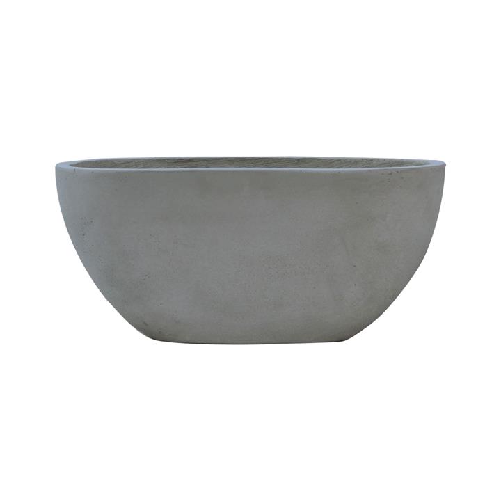 FLOWER POT-4 Cement Grey 56x27x26cm