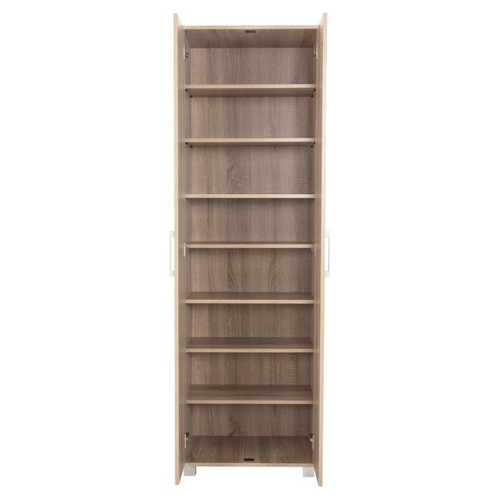 SHOE CABINET CLUSE HM2403.20 MELAMINE IN SONAMA OAK COLOR 60Χ37Χ186,5Hcm.