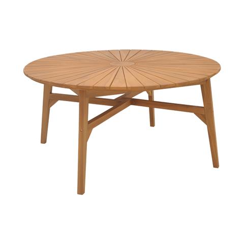 Table Colen pakoworld teak wood in a natural shade D50x75cm