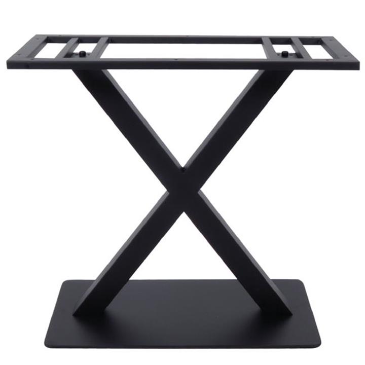 Wolver pakoworld metal table base in black shade 70x40x72cm