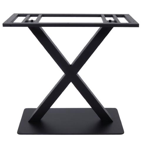 Wolver pakoworld metal table base in black shade 70x40x72cm