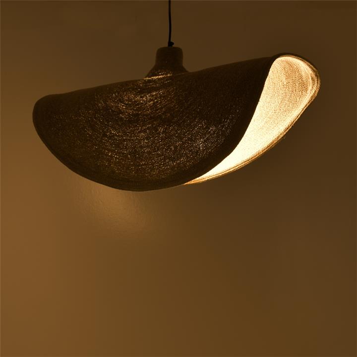 Ceiling lamp Acfen I Inart matting in a natural shade D90x6cm