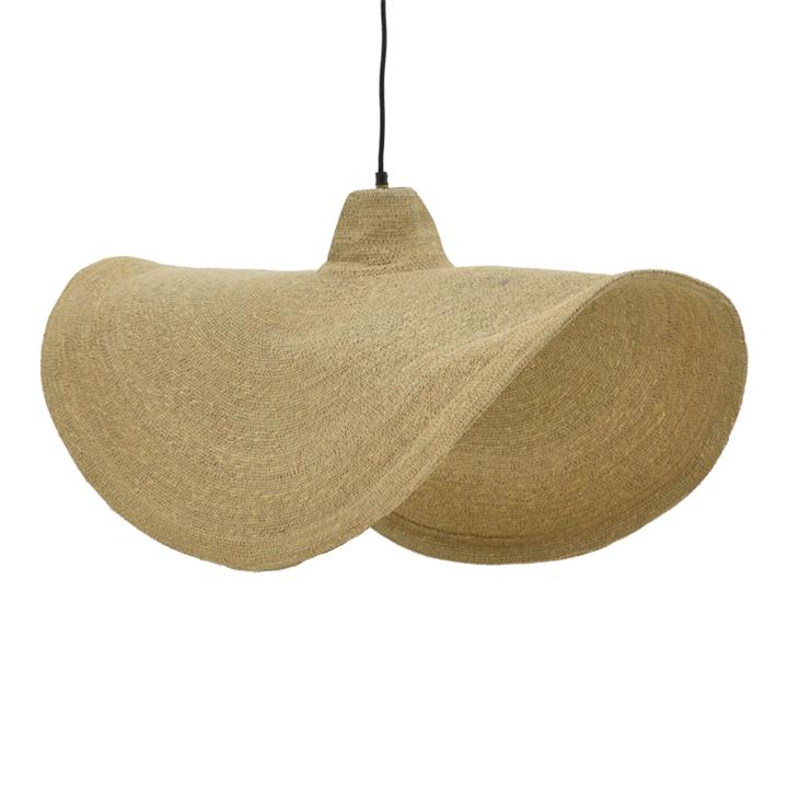 Ceiling lamp Acfen I Inart matting in a natural shade D90x6cm