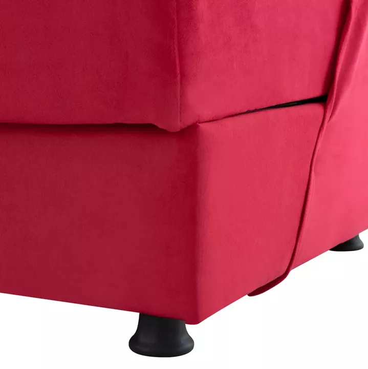 Sofa/Bed 3 seater Ege 1208 Fuchsia HM3067.04 192x74x82 cm