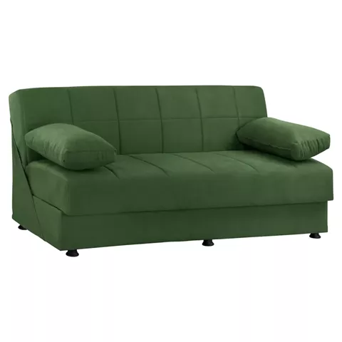 BED SOFA FOREST GREEN VELVET 3-SEAT EGE 1214 HM3067.07 192x74x82H cm