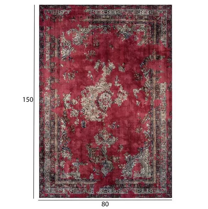 HM7676.04 80X150cm, ethnic reddish area rug