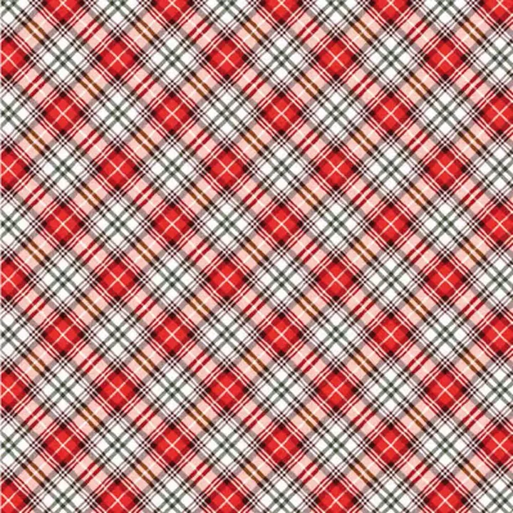 Τραπεζομάντηλο Χριστουγεννιάτικο Tartan 140 x 140