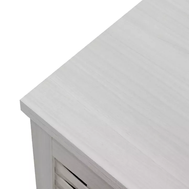 Shoe cabinet MANTAM pakoworld 12 pairs white-grey 78x40x92 cm