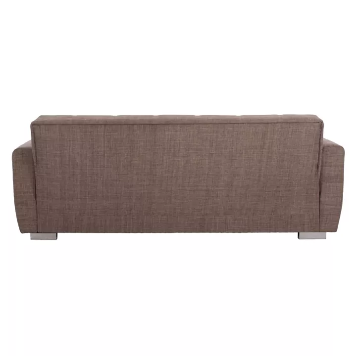 ΗΜ3240.02- 215x80x77cm, 3-seater sofabed, beige