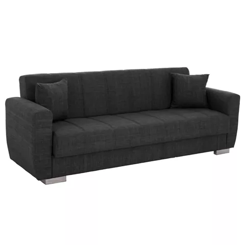 HM3240.03, 3-SEATER SOFA-BED, GREY, 215x80x77