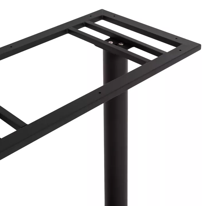 BASE FOR BAR TABLE HM480.01 TWO LEGS-METAL IN BLACK COLOR 80x40x108Hcm.