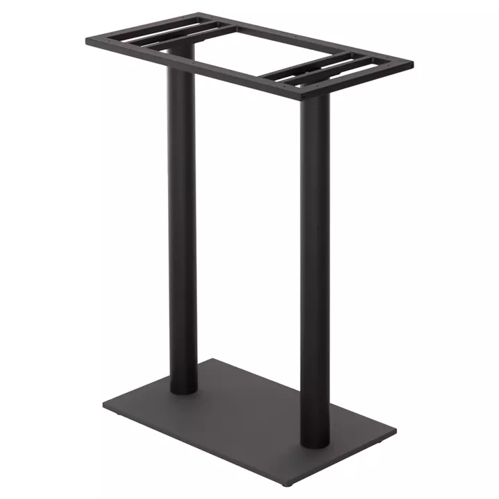 BASE FOR BAR TABLE HM480.01 TWO LEGS-METAL IN BLACK COLOR 80x40x108Hcm.