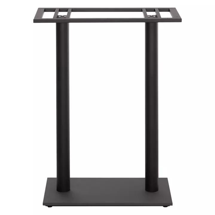 BASE FOR BAR TABLE HM480.01 TWO LEGS-METAL IN BLACK COLOR 80x40x108Hcm.