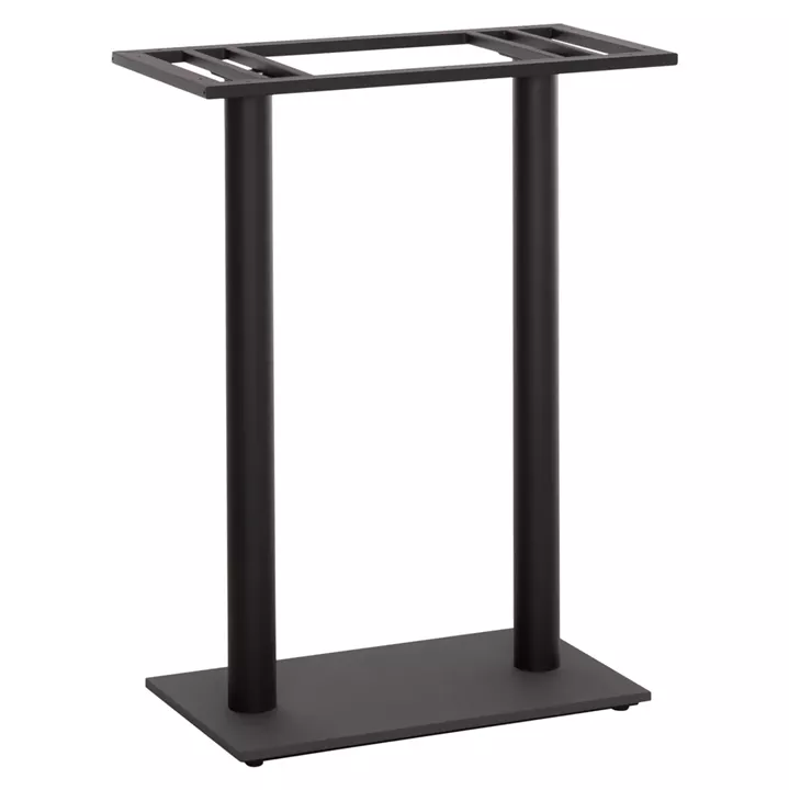 BASE FOR BAR TABLE HM480.01 TWO LEGS-METAL IN BLACK COLOR 80x40x108Hcm.