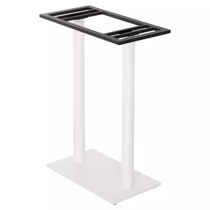 BASE FOR BAR TABLE HM480.02 TWO LEGS-METAL IN WHITE MATTE COLOR 80x40x108Hcm.