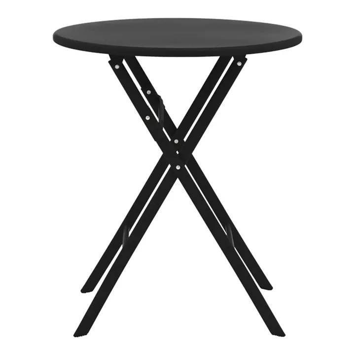 Table Albero pakoworld dark grey color metal D60x70cm