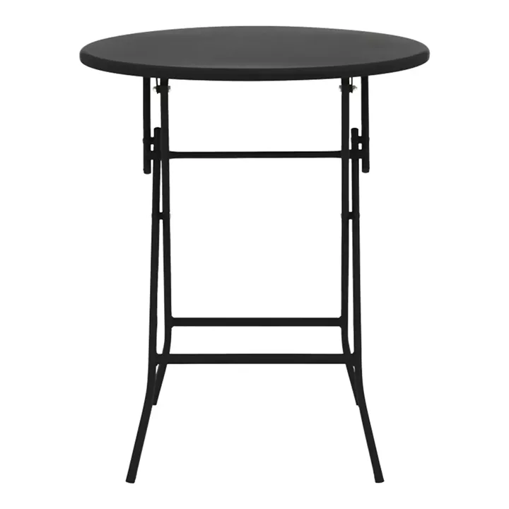 Table Albero pakoworld dark grey color metal D60x70cm