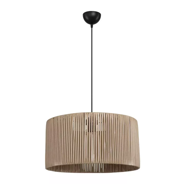 Lambu pakoworld single-light ceiling lamp E27 in natural shade Φ40x20cm