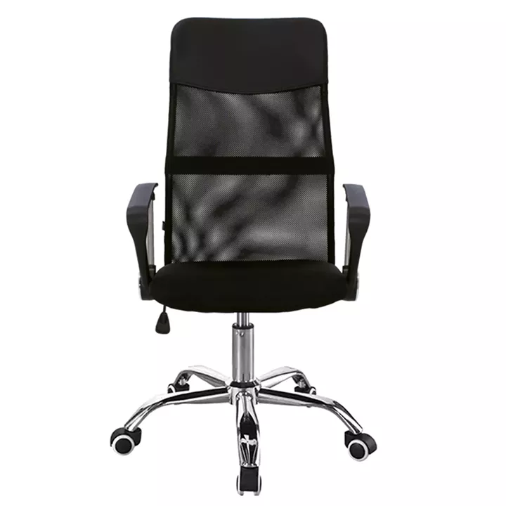 Office chair Joel II pakoworld fabric mesh in black shade 75x53x115-125cm