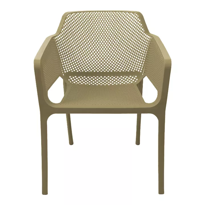 Oviez pakoworld pp armchair in cappuccino shade 59x58x79cm