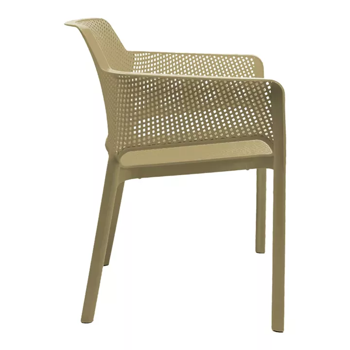 Oviez pakoworld pp armchair in cappuccino shade 59x58x79cm