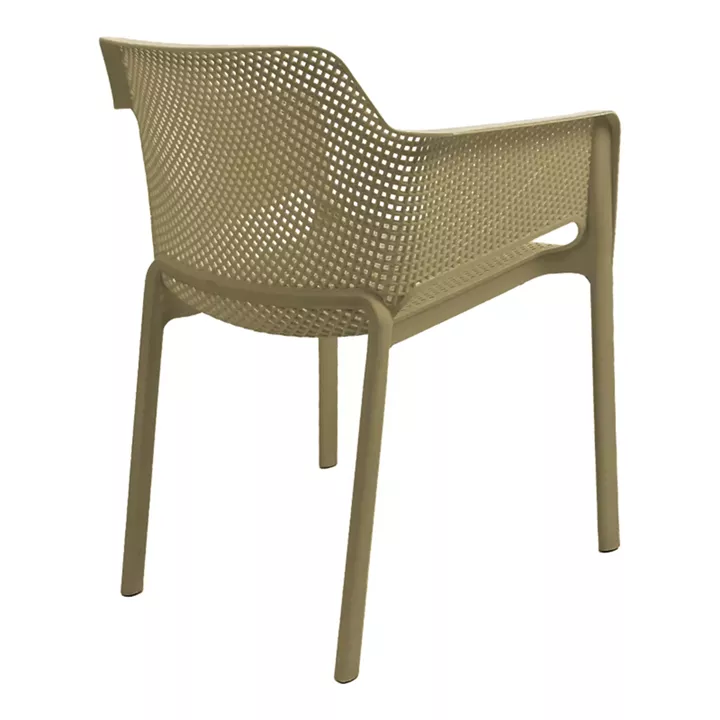 Oviez pakoworld pp armchair in cappuccino shade 59x58x79cm